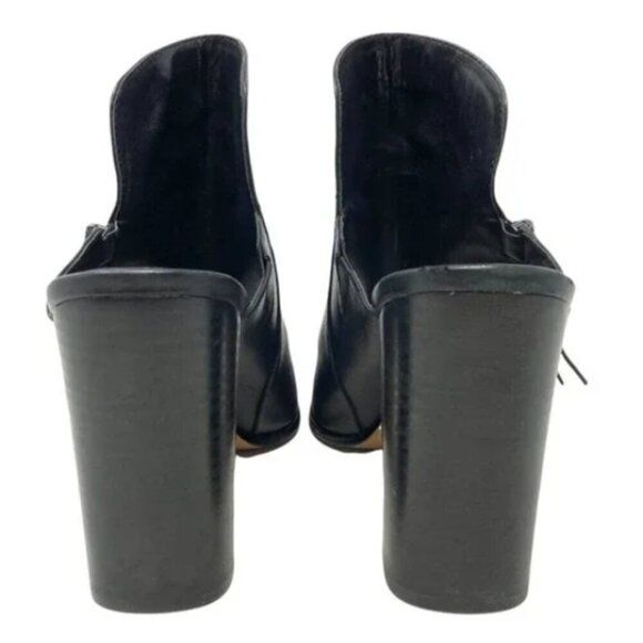 Rebecca Minkoff Aiden Leather Mules Booties- Size 11 - Picture 4 of 9